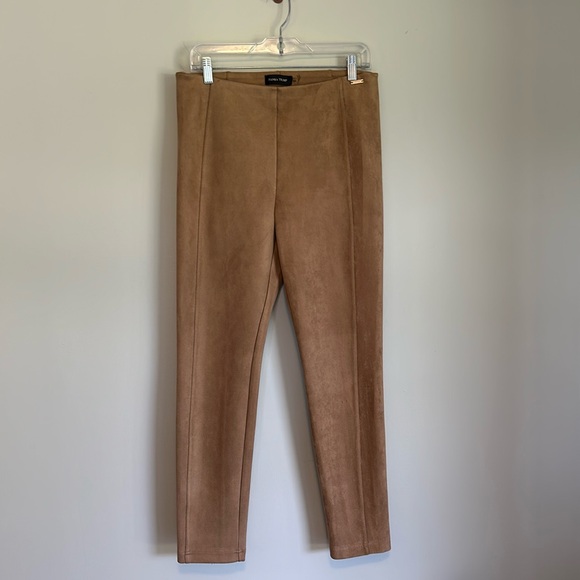 Soft velour brown/tan pant - Picture 1 of 7